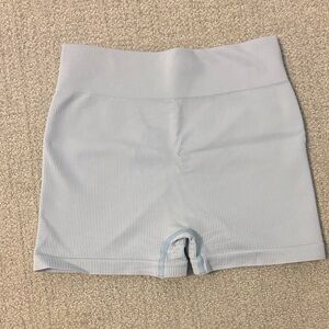 Light Blue Women's Gym Shorts